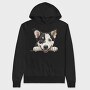 Canaan Peeking Dog, Hanorac Oversize Barbati (Unisex)