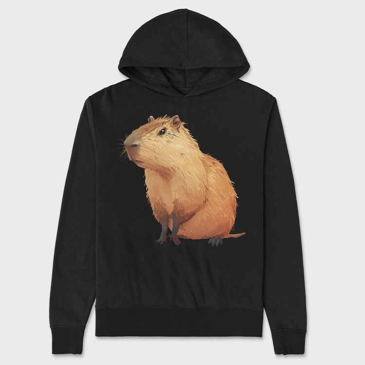 Capybara Pure Nature, Hanorac Oversize Barbati (Unisex)