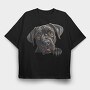 Cane Corso Peeking, Tricou Oversize Barbati (Unisex)