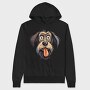 Cartoon Dog Face Joy, Hanorac Oversize Barbati (Unisex)