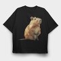 Capybara 20, Tricou Oversize Barbati (Unisex)