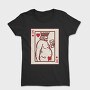 Chubby King Of Hearts Card, Tricou Femei