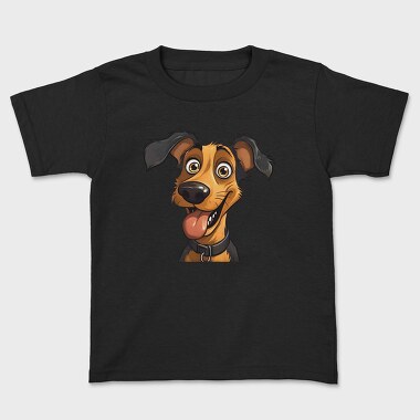 Cartoon Dog Smile, Tricou Copii