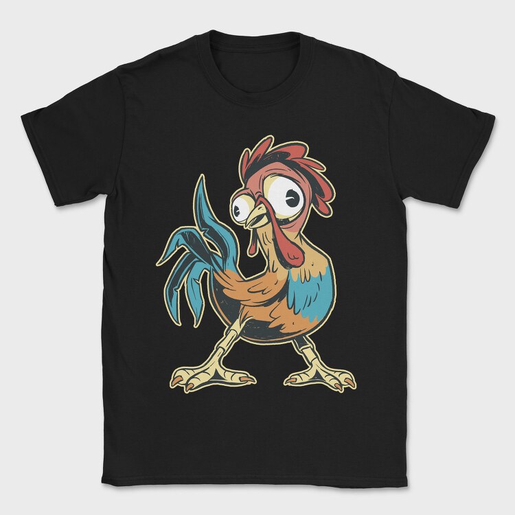 Funny Rooster, Tricou Barbati (Unisex)