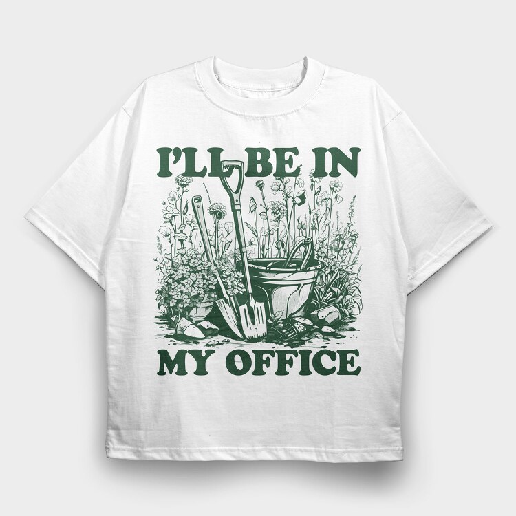 Garden Quote, Tricou Oversize Barbati (Unisex)