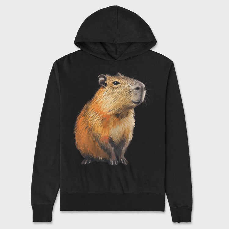 Capybara 21, Hanorac Oversize Barbati (Unisex)