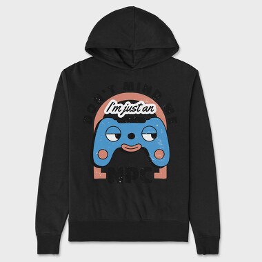 Gamer Retro Cartoon Npc, Hanorac Oversize Barbati (Unisex)