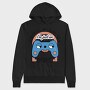 Gamer Retro Cartoon Npc, Hanorac Oversize Barbati (Unisex)