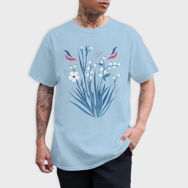 Nature Botanical 1, Tricou Barbati (Unisex)