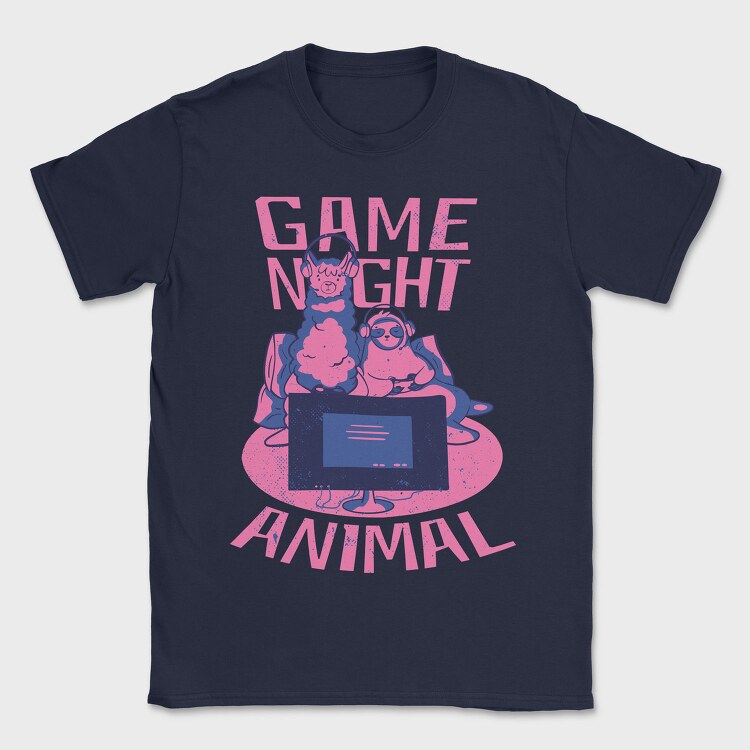 Game Night Animal, Tricou Barbati (Unisex)