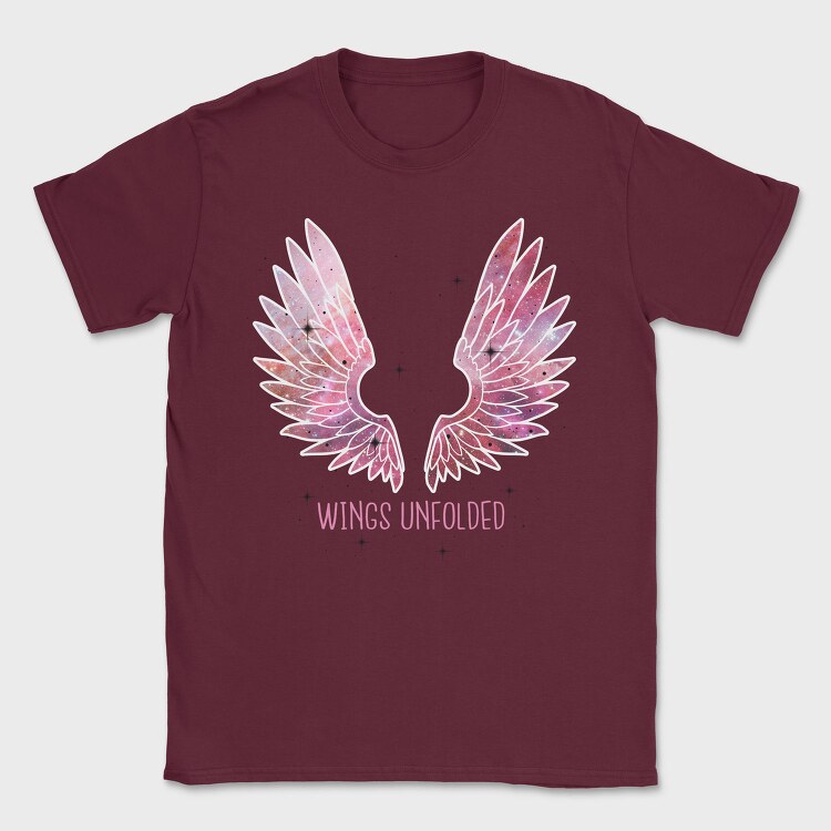 Galaxy Wings, Tricou Barbati (Unisex)