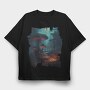Futuristic Fungi, Tricou Oversize Barbati (Unisex)