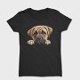 Bullmastiff Peeking, Tricou Femei