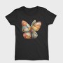 Butterfly Patchwork Clipart, Tricou Femei