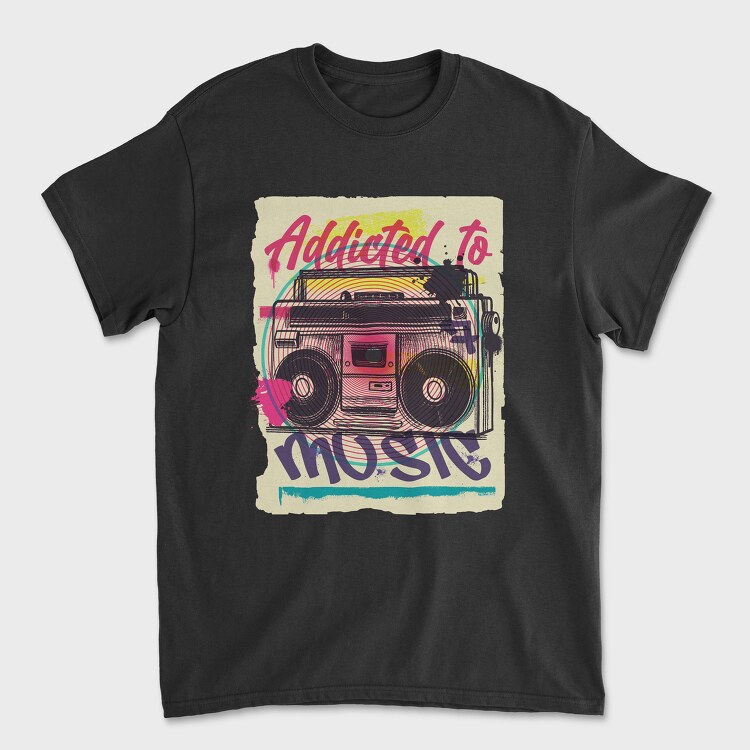 Boombox, Tricou Barbati (Unisex)