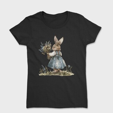 Bunny Flower Bouquet, Tricou Femei