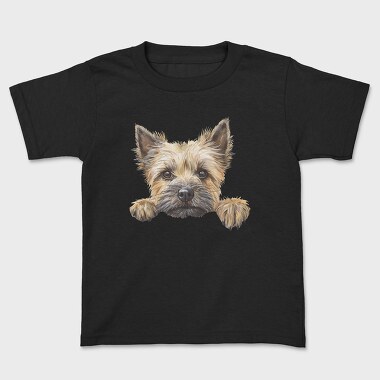 Cairn Peeking Face, Tricou Copii