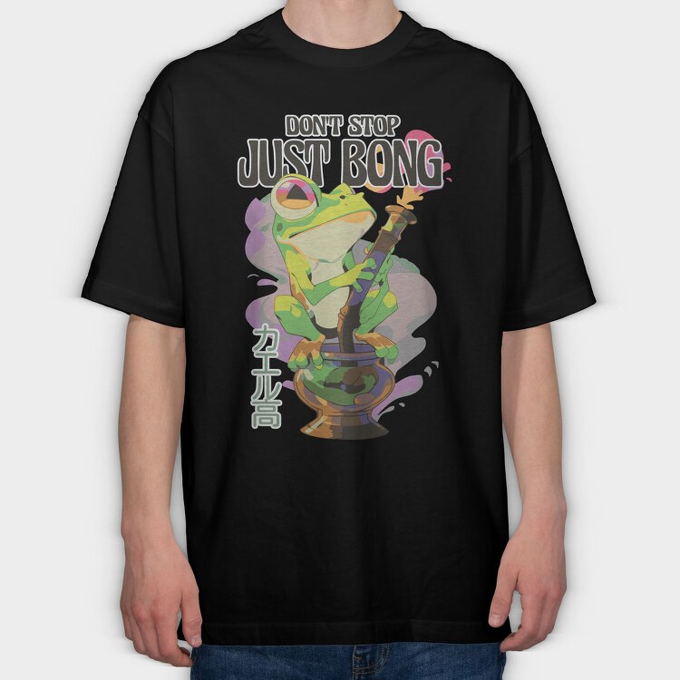 Frog Bong, Tricou Oversize Barbati (Unisex)
