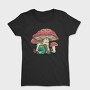 Frog Knitting Mushroom House, Tricou Femei