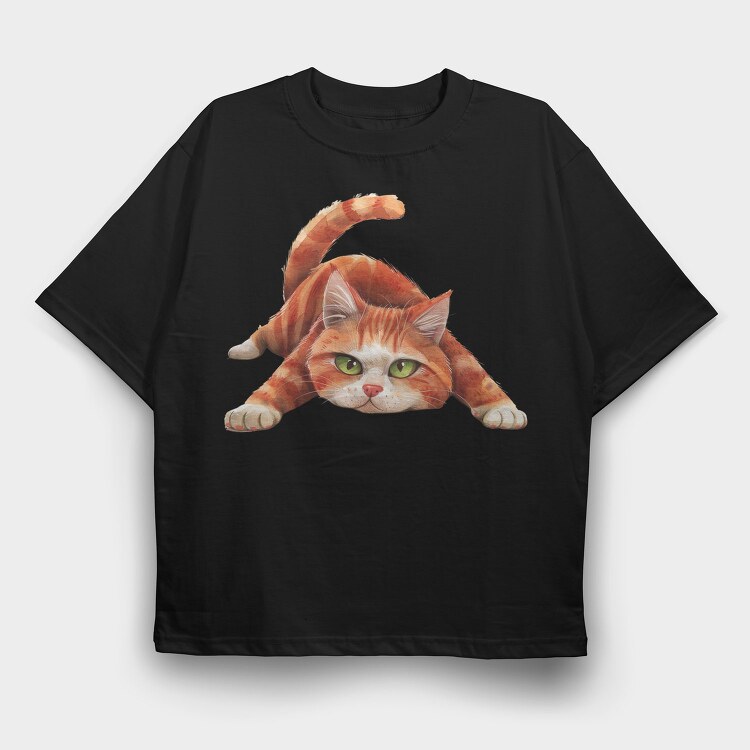 Cat Lover Gear, Tricou Oversize Barbati (Unisex)