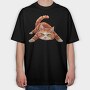 Cat Lover Gear, Tricou Oversize Barbati (Unisex)