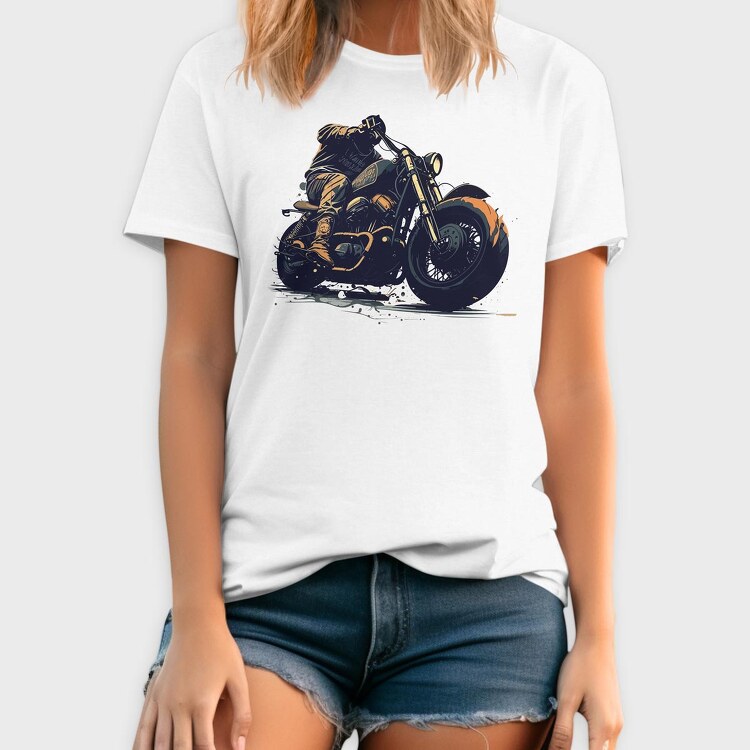 Classic Motorcycle Rider, Tricou Barbati (Unisex)