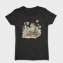 Frog Reading Watercolor, Tricou Femei