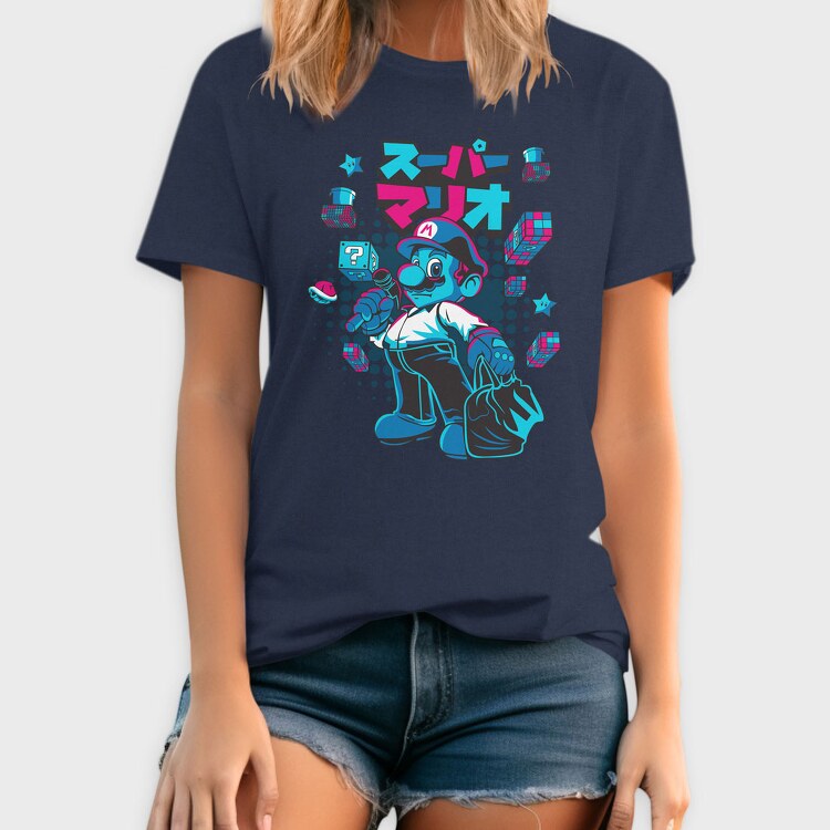 Mario, Tricou Barbati (Unisex)