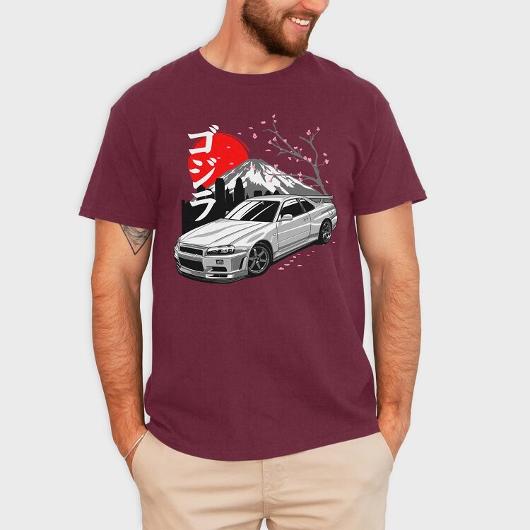 Sakura R34, Tricou Barbati (Unisex)