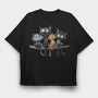 Cat Furry Friends, Tricou Oversize Barbati (Unisex)