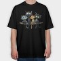 Cat Furry Friends, Tricou Oversize Barbati (Unisex)