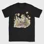 Frog Reading Watercolor, Tricou Barbati (Unisex)
