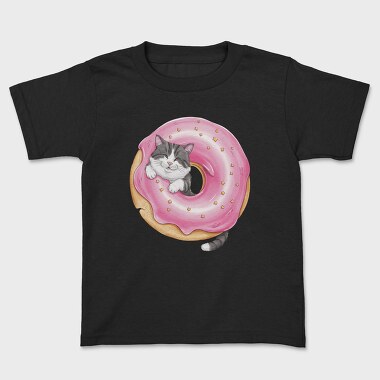 Cat In Donut, Tricou Copii