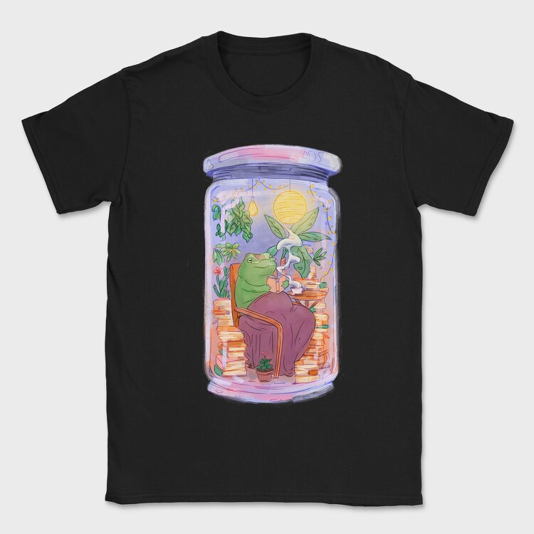 Frog Glass, Tricou Barbati (Unisex)