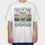 Freeze Time, Tricou Oversize Barbati (Unisex)