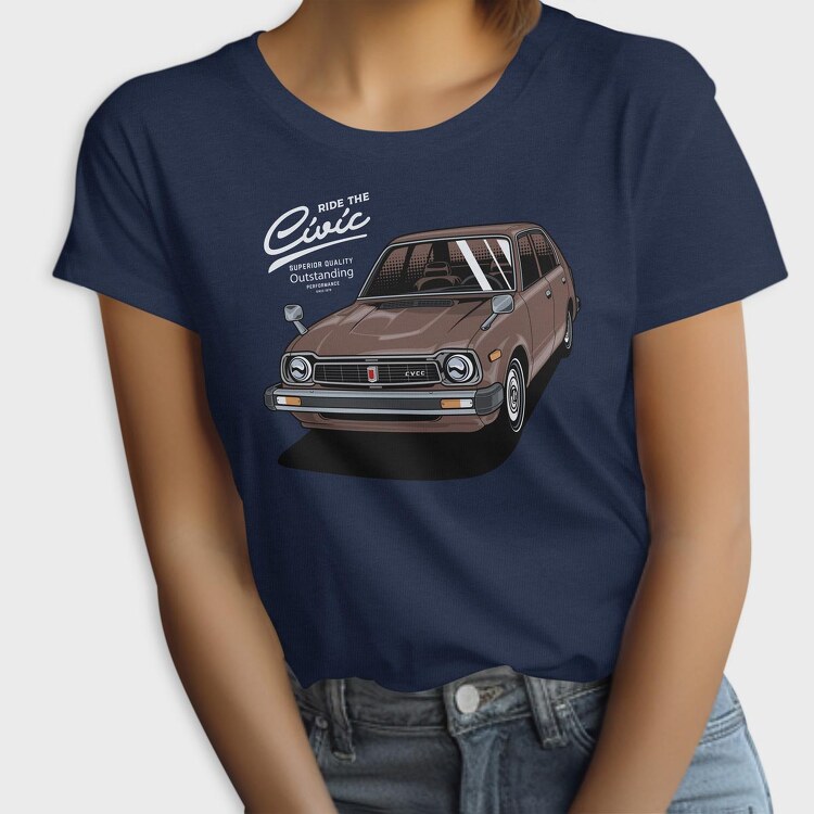 honda civic 1978, Tricou Femei