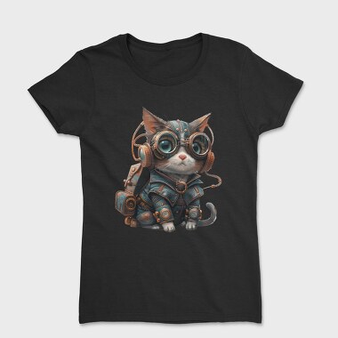 Cat Goggles Jacket, Tricou Femei