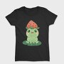 Frog Cute Strawberry, Tricou Femei