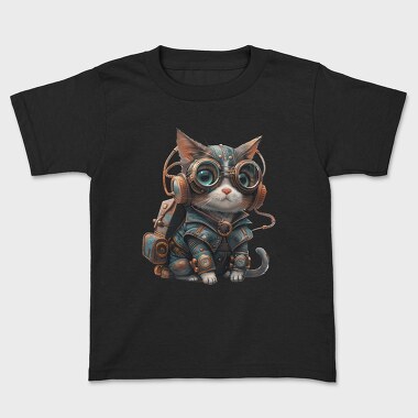 Cat Goggles Jacket, Tricou Copii