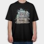 Cat Silence Box, Tricou Oversize Barbati (Unisex)