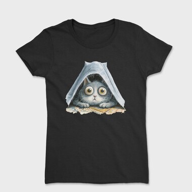 Cat In Tent, Tricou Femei