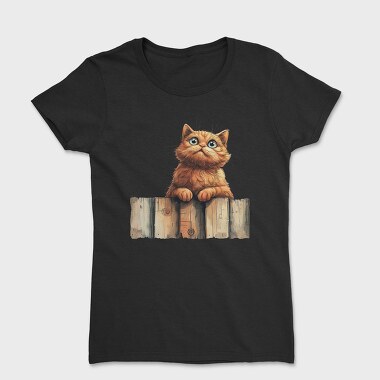 Cat On Fence, Tricou Femei