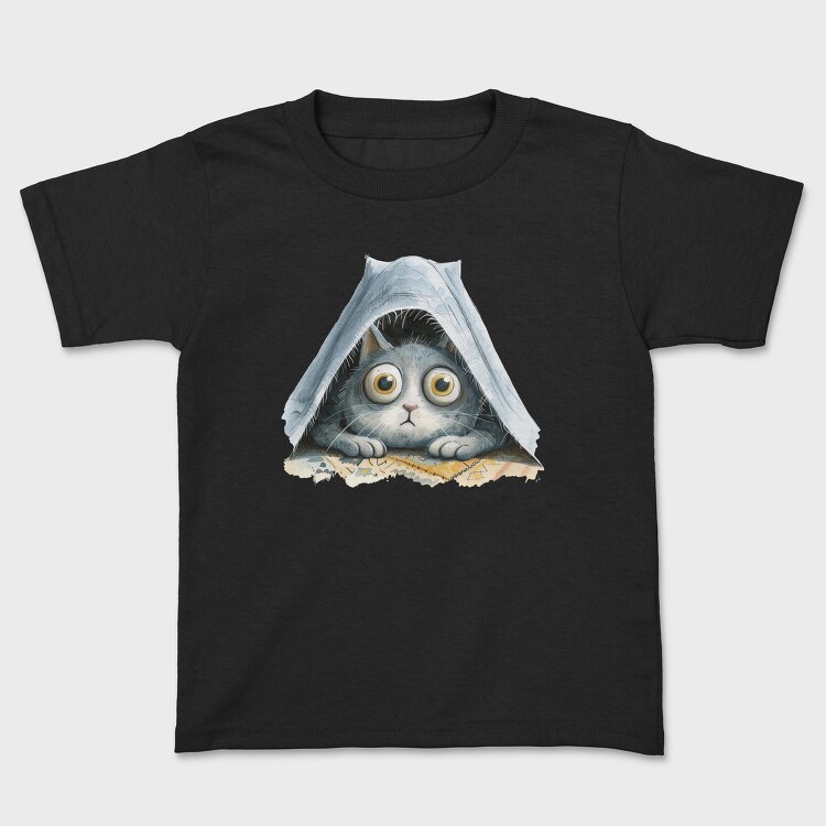 Cat In Tent, Tricou Copii