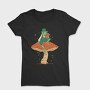 Frog Cottagecore Reading, Tricou Femei