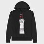 Cat Paw Love, Hanorac Oversize Barbati (Unisex)
