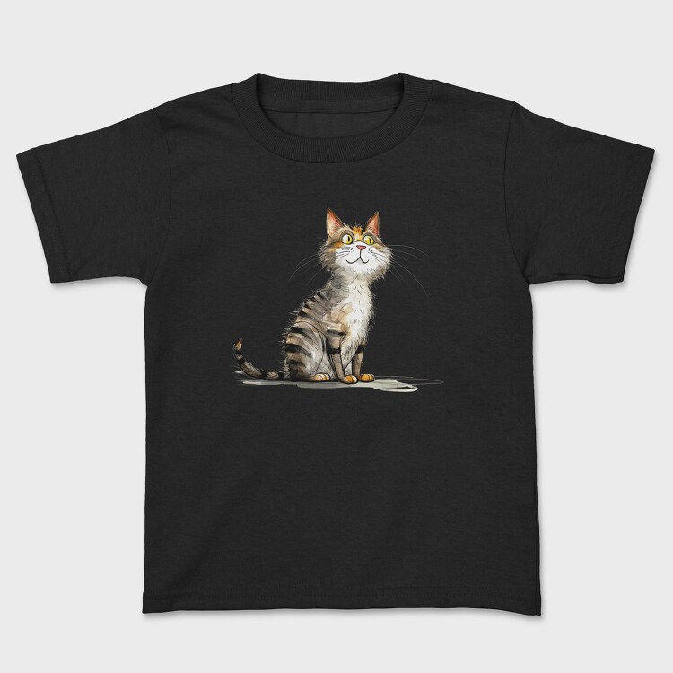 Cat Sitting Up, Tricou Copii