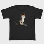 Cat Sitting Up, Tricou Copii