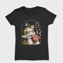 Frog and Mushrooms Vintage Draw, Tricou Femei