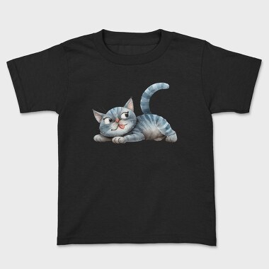 Cat Laying Down, Tricou Copii