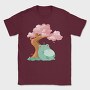 Frog Under a Cherry Blossom, Tricou Barbati (Unisex)